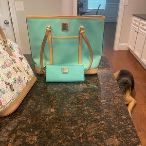 Dooney and Bourke purse with matching wallet